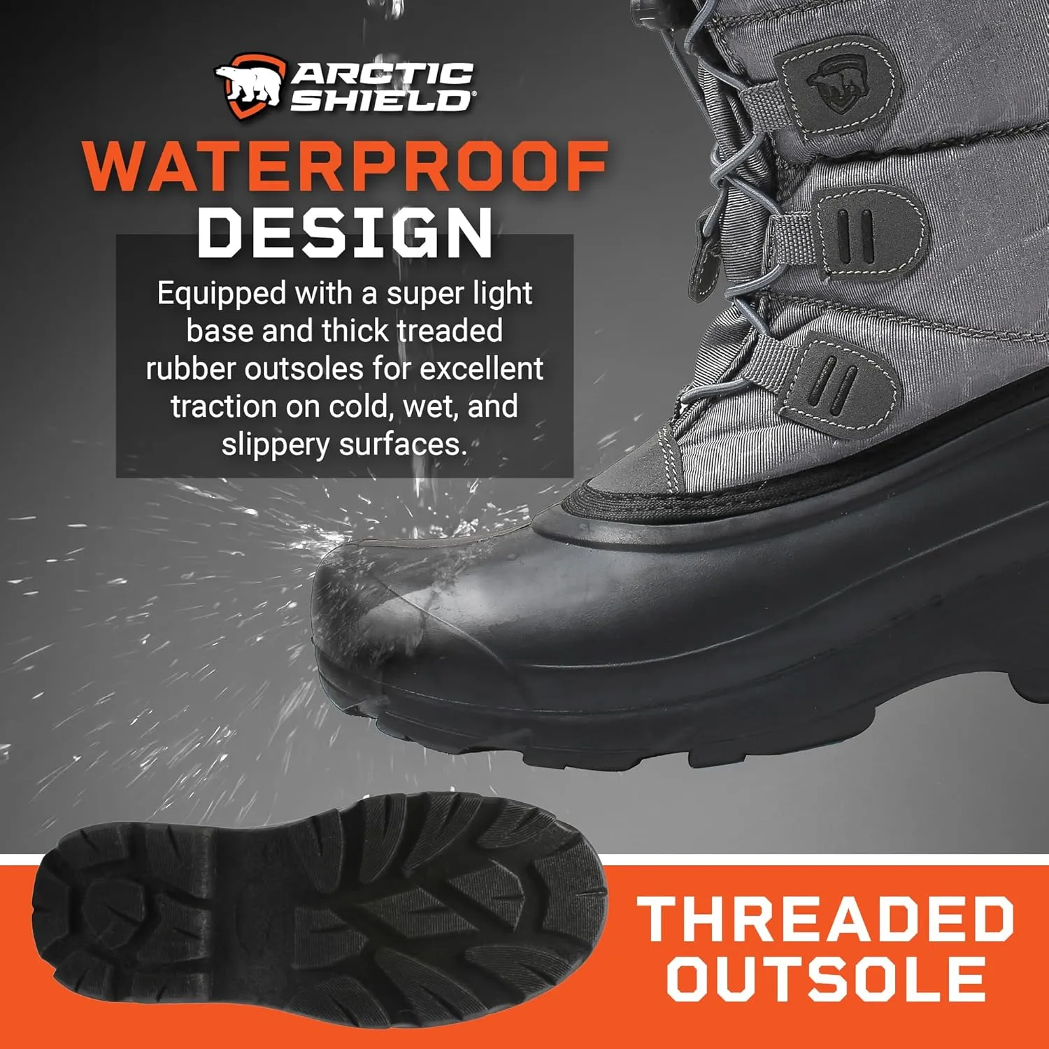 Polar Fur Accented Womens Winter Boots for Women with Heat Retain Technology - Warm Waterproof Insulated Snow Boots Rated to -20° F