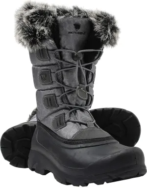 Polar Fur Accented Womens Winter Boots for Women with Heat Retain Technology - Warm Waterproof Insulated Snow Boots Rated to -20° F