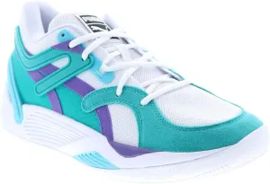PUMA Mens TRC Blaze Court Basketball Sneakers Shoes - Multi, Off White - Size 11 M