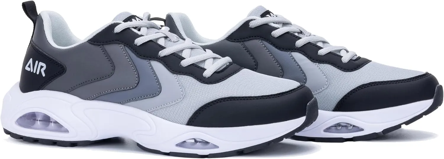 Quseek Mens Air Running Shoes Tennis Athletic Sneakers Lightweight Breathable Walking Sneakers for Gym Jogging Sports US 7-13