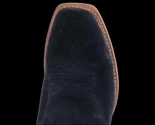 R Watson Womens Black Suede / Black Roughout