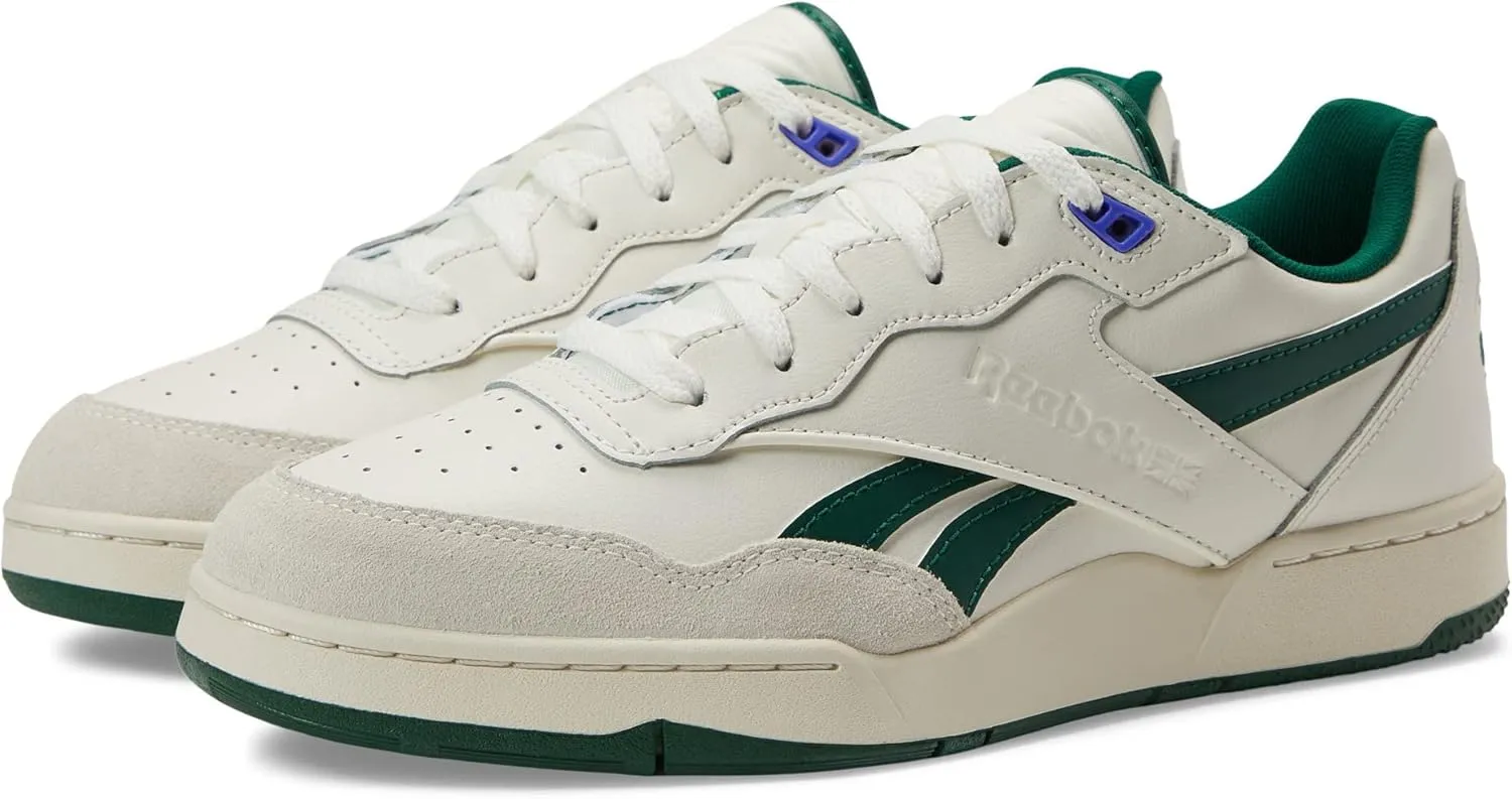 Reebok Unisex BB 4000 II Basketball Shoe, Chalk/Dark Green/Alabaster, 11 US Men