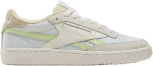 Reebok Women's Club C Revenge Sneaker, Moon/Astro Lime/Weathered White, 8.5