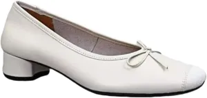 Retro Ballet Flats Shoes for Women Genuine Leather and Suede Patchwork Design Closed-Toe Low-Cut Wedding Casual and Office Work