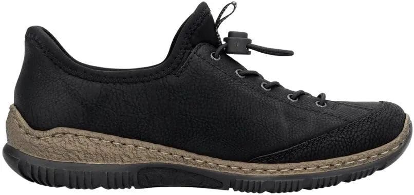 Rieker N3267 Nikita Slip-On Women's Sneakers - Lightweight Walking Shoes with Shock-Absorbing Sole, Elastic Lacing & Premium Cushioning Footbed for Everyday Wear