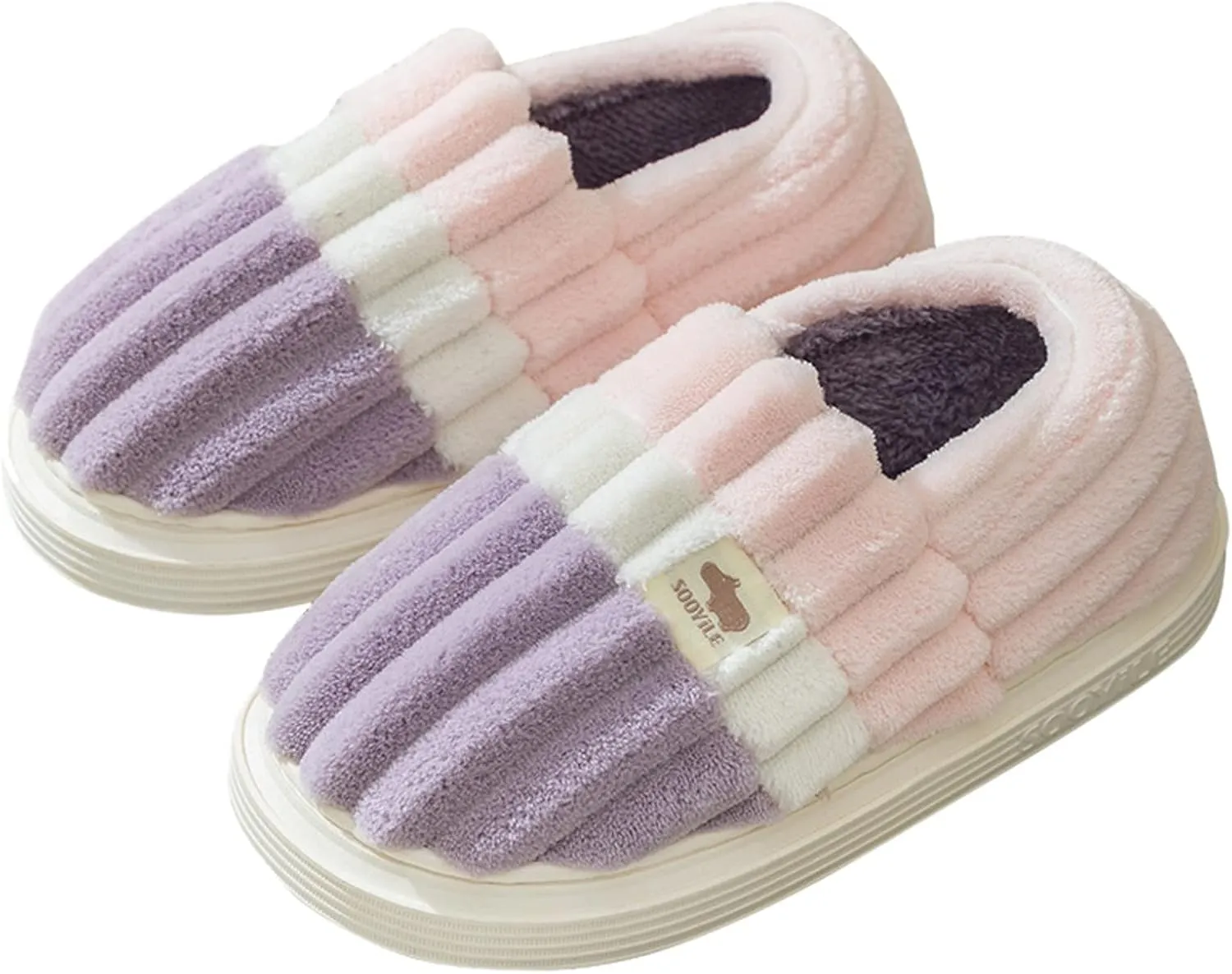 SBGMoSJ Womens Slippers Soft Plush Warm House Shoes Indoor Outdoor Slippers Womens Flip Flop House Shoes Slippers for Men Wide Width Christmas Gifts for Mom Gifts for Her 2023