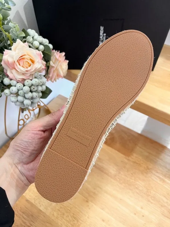 SL Saint SLIP ON LOGO Laurent GOLD Power-efficient Voice-activated EMBOSSED CALFSKIN YVES