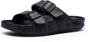 Slides for Women and Men Recovery Sandals with Arch Support Unisex Double Buckle Adjustable Cloud Slippers