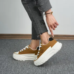 Sneakers for Women,Lace Up Thick Soled Non Slip Sports Shoes, Breathable, Stylish,Running,Shopping