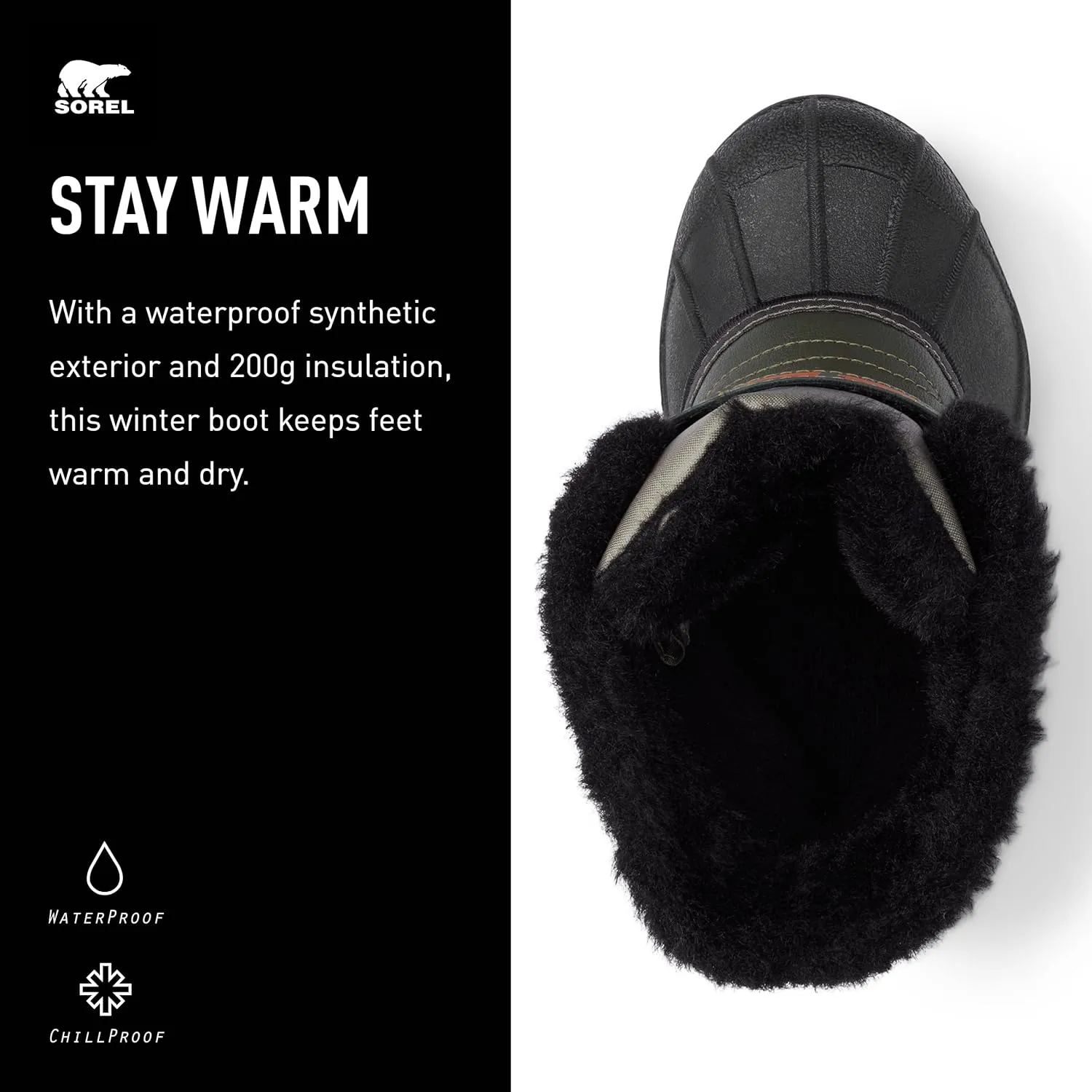 SOREL - Youth Snow Commander Snow Boots for Kids