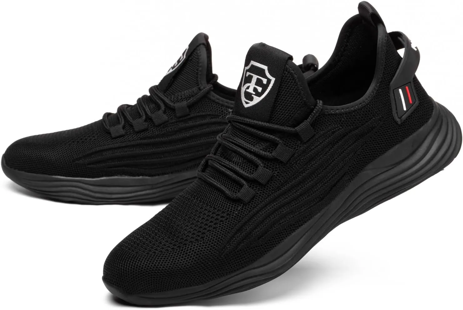 Steel Toe Shoes for Men Lightweigt Work Shoes Non Slip Comfortable Safety Shoes Puncture Proof Steel Toe Sneakers