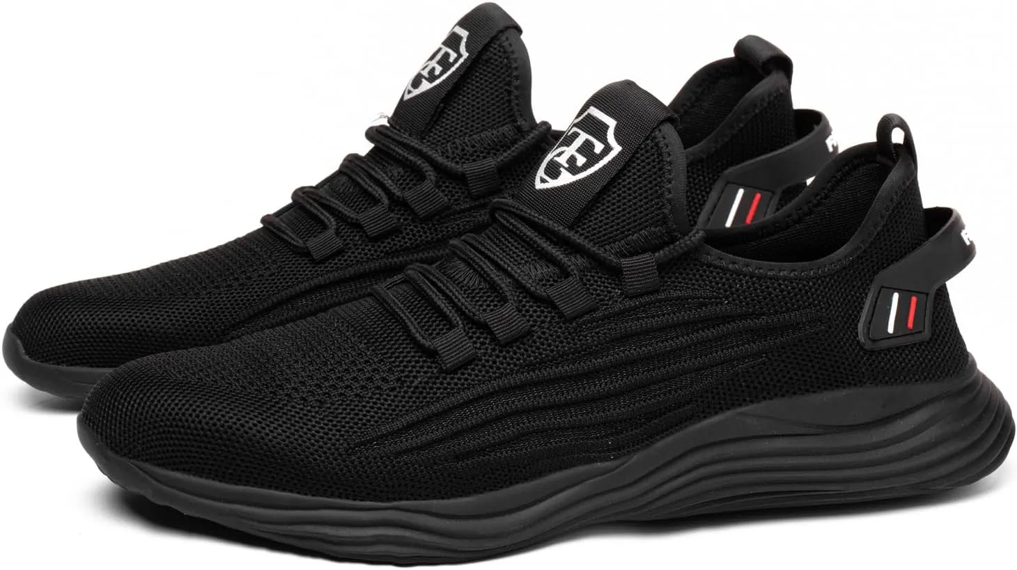 Steel Toe Shoes for Men Lightweigt Work Shoes Non Slip Comfortable Safety Shoes Puncture Proof Steel Toe Sneakers