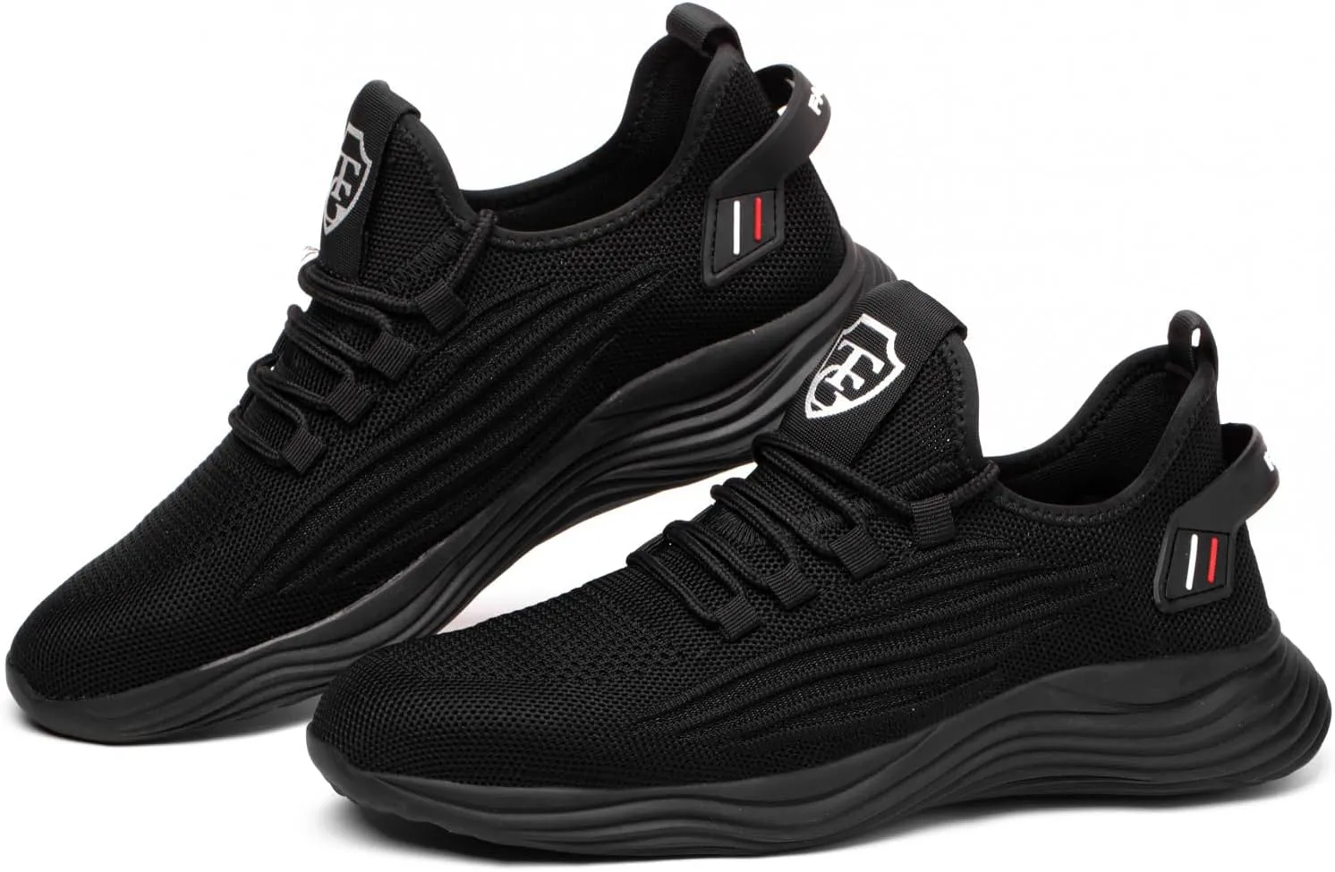 Steel Toe Shoes for Men Lightweigt Work Shoes Non Slip Comfortable Safety Shoes Puncture Proof Steel Toe Sneakers