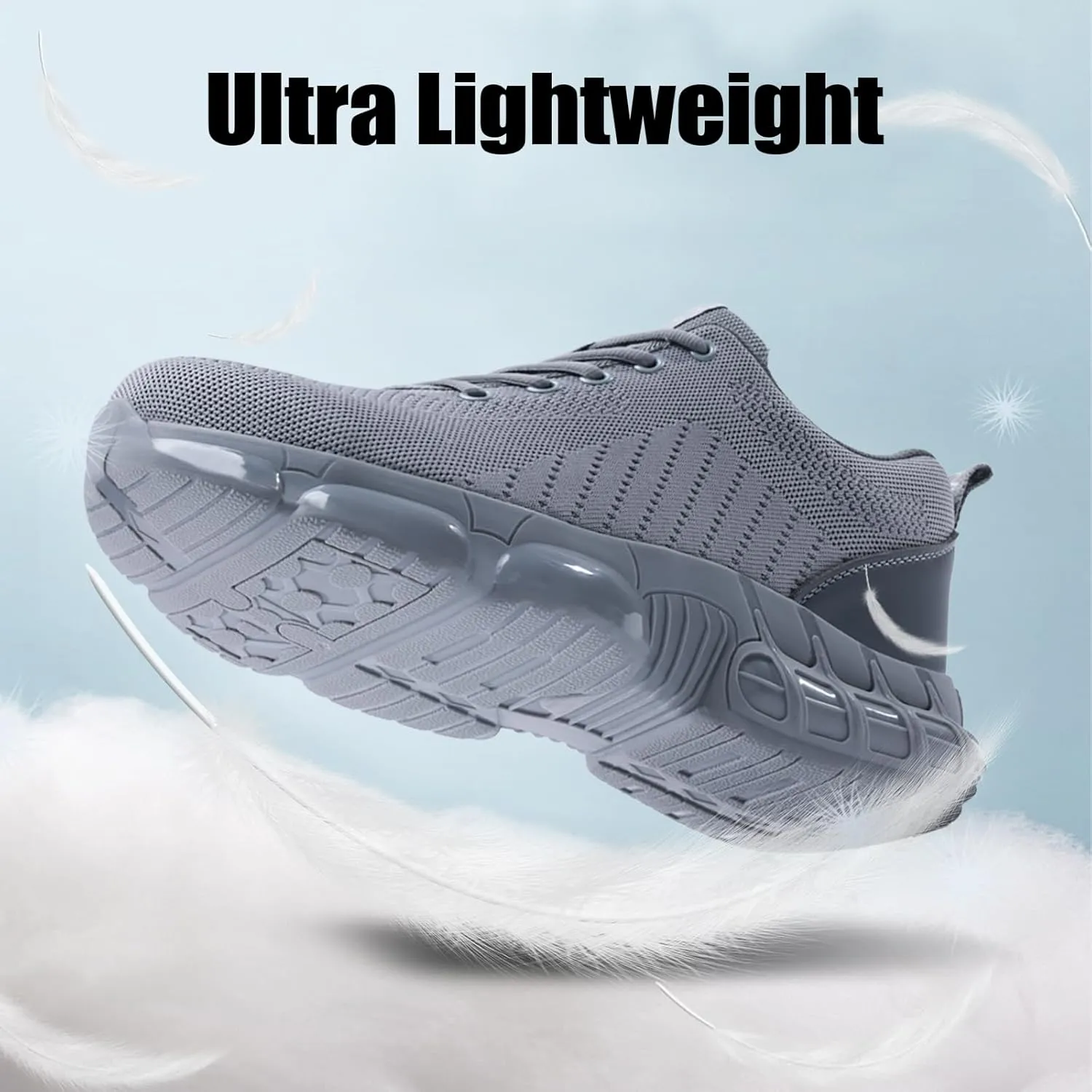 Steel Toe Shoes for Men Women Lightweight Work Shoes for Men Indestructible Safety Shoes Comfortable Steel Toe Sneakers Industrial Construction Shoes Mens Steel Toe Tennis Shoes