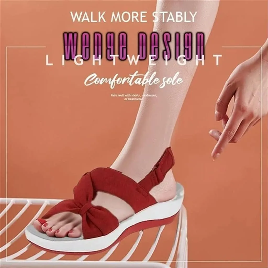 Super Stellar Women's Sandal, Summer Beach Shoes Buckle Design Thick Sole