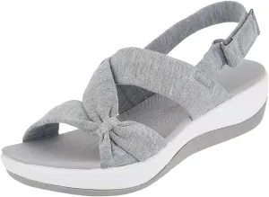 Super Stellar Women's Sandal, Summer Beach Shoes Buckle Design Thick Sole