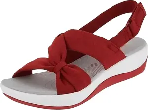 Super Stellar Women's Sandal, Summer Beach Shoes Buckle Design Thick Sole