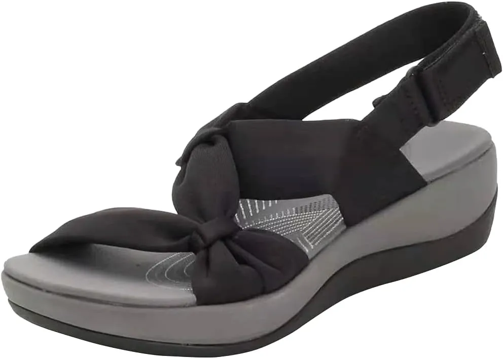 Super Stellar Women's Sandal, Summer Beach Shoes Buckle Design Thick Sole