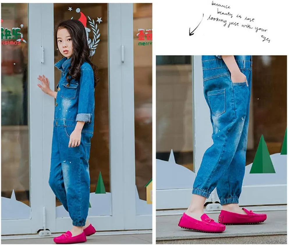 TangDao Toddler Little Kid Boys Girls Soft Slip On Loafers Dress Flat Shoes Casual Penny Loafer Moccasin Shoes for Boys and Girls