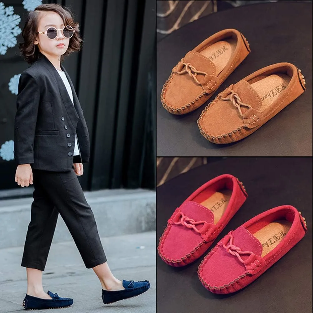 TangDao Toddler Little Kid Boys Girls Soft Slip On Loafers Dress Flat Shoes Casual Penny Loafer Moccasin Shoes for Boys and Girls