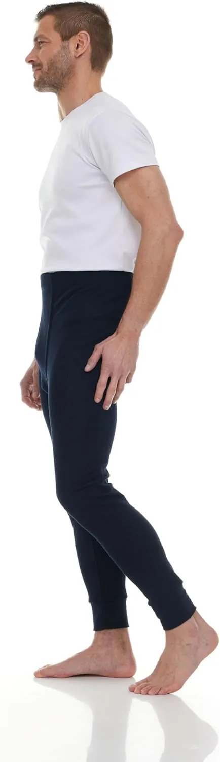 Thermal Pants for Men, Long Johns Mens Underwear Bulk Wholesale, Cotton, Solid Colors, Shelter Donations