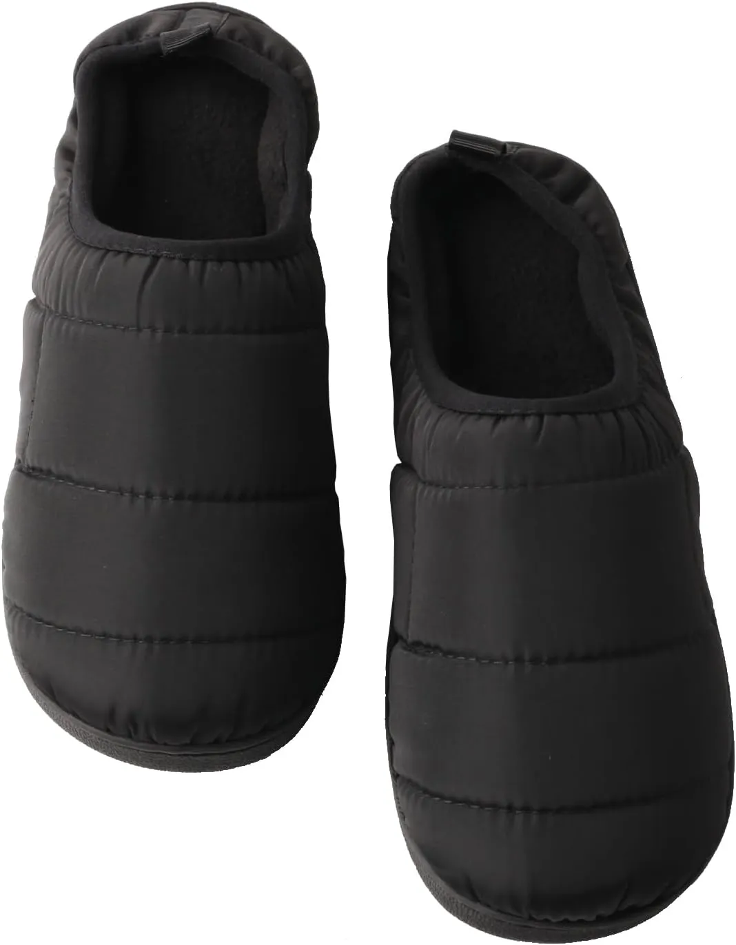 TMA EYES Winter Outdoor Slippers Memory Foam Slip On Indoor House Shoes Loafers