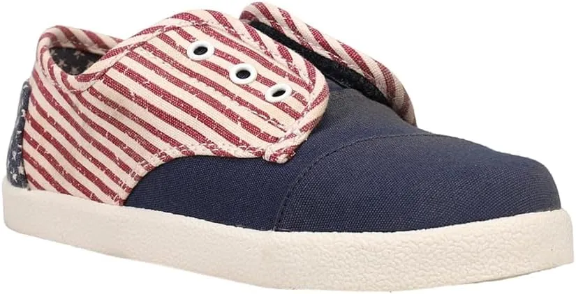 TOMS Kids Boys Paseo Patriotic Slip On Sneakers Shoes Casual - Multi