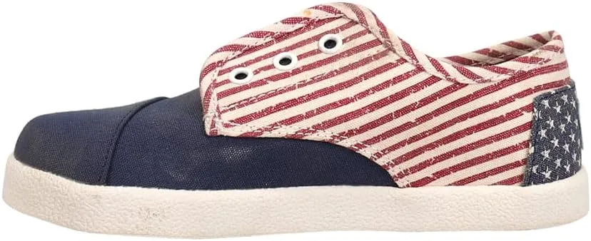TOMS Kids Boys Paseo Patriotic Slip On Sneakers Shoes Casual - Multi