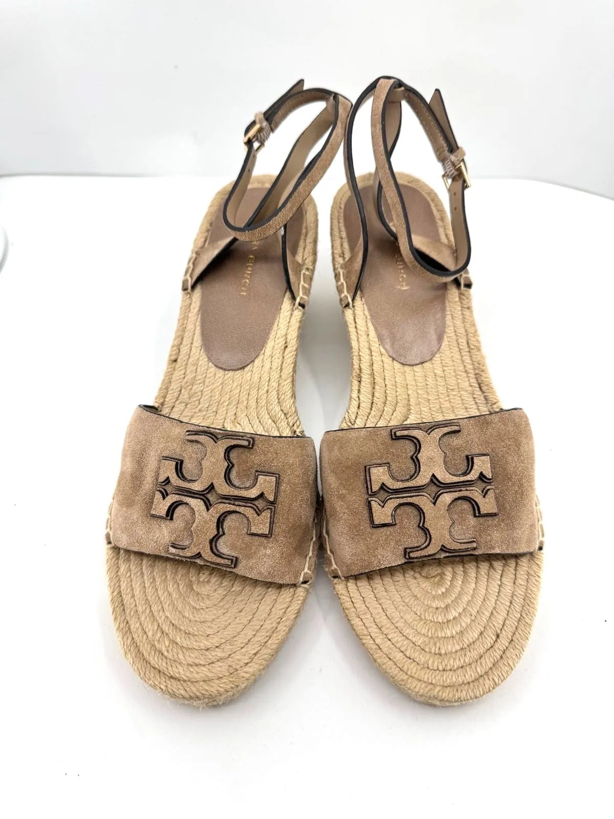TORY BURCH INES ESPADRILLE WEDGE HEEL SANDALS