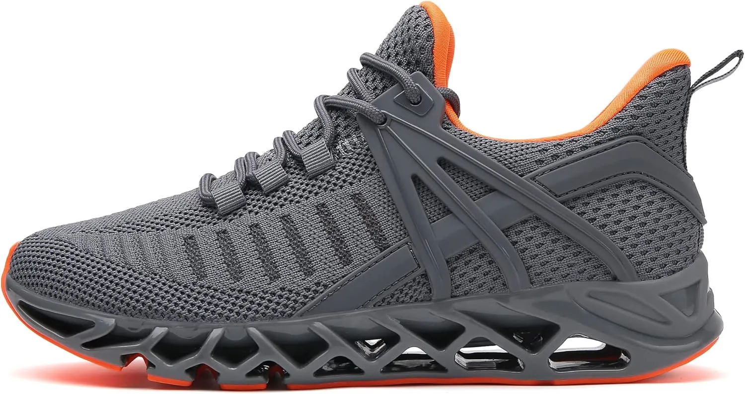 TSIODFO Men's Sneakers Sport Running Athletic Tennis Walking Shoes