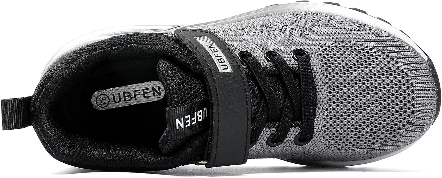 UBFEN Kids Sneakers Boys Girls Tennis Shoes for Running Athletic Walking Gym Sports Lightweight Breathable