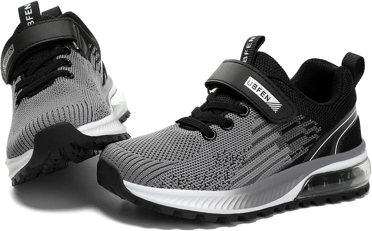 UBFEN Kids Sneakers Boys Girls Tennis Shoes for Running Athletic Walking Gym Sports Lightweight Breathable