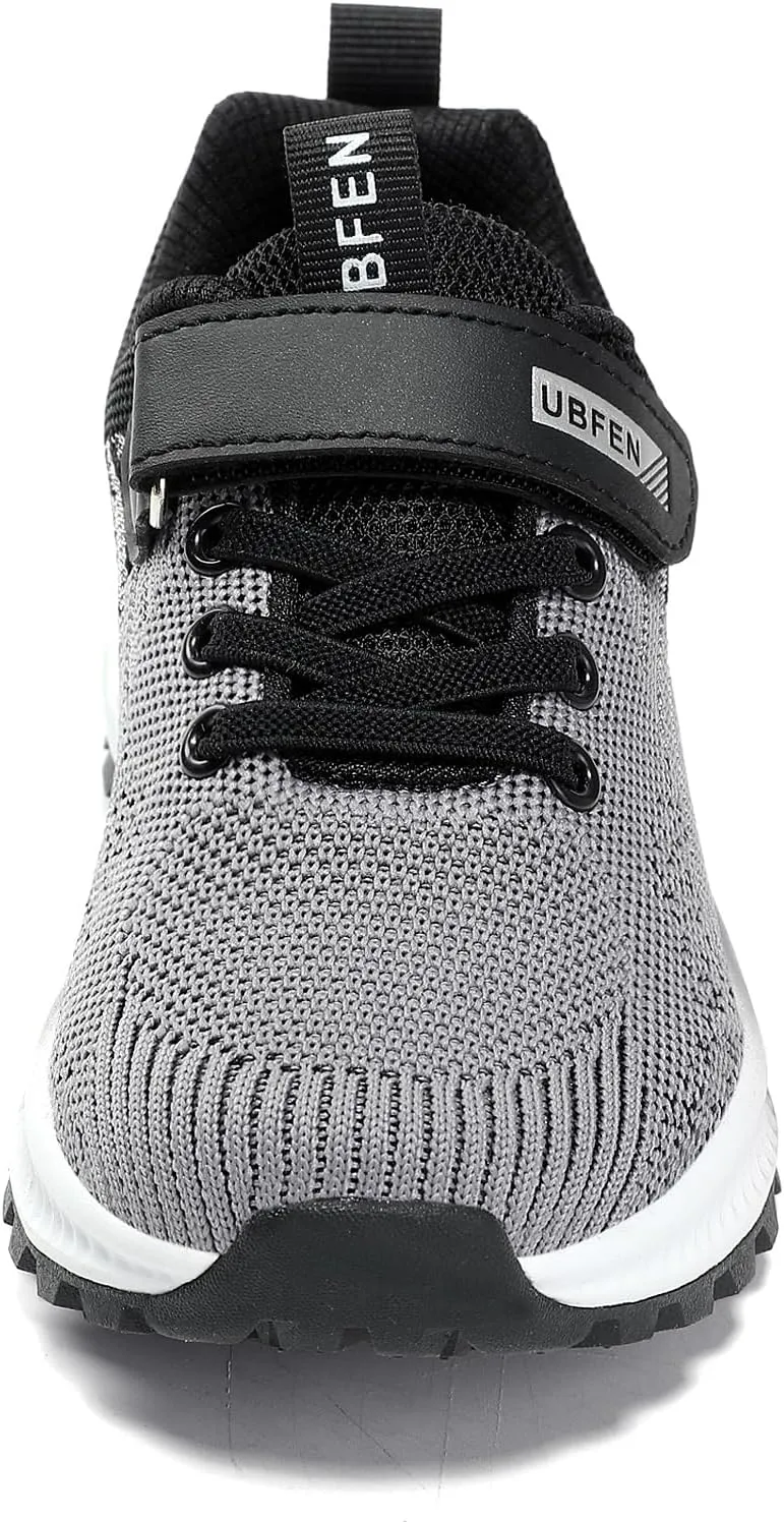 UBFEN Kids Sneakers Boys Girls Tennis Shoes for Running Athletic Walking Gym Sports Lightweight Breathable
