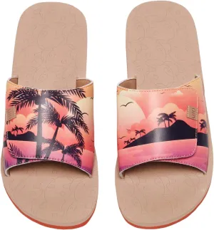 UIN Men's Flip Flops Thong Sandals Beach Summer Casual Art Painted Travel Comfort Slippers Blanes