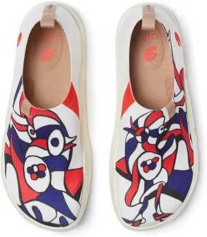 UIN Zoltan Women's Art Travel Shoes Comfort Slip On Loafers Lightweight Fashion Sneaker
