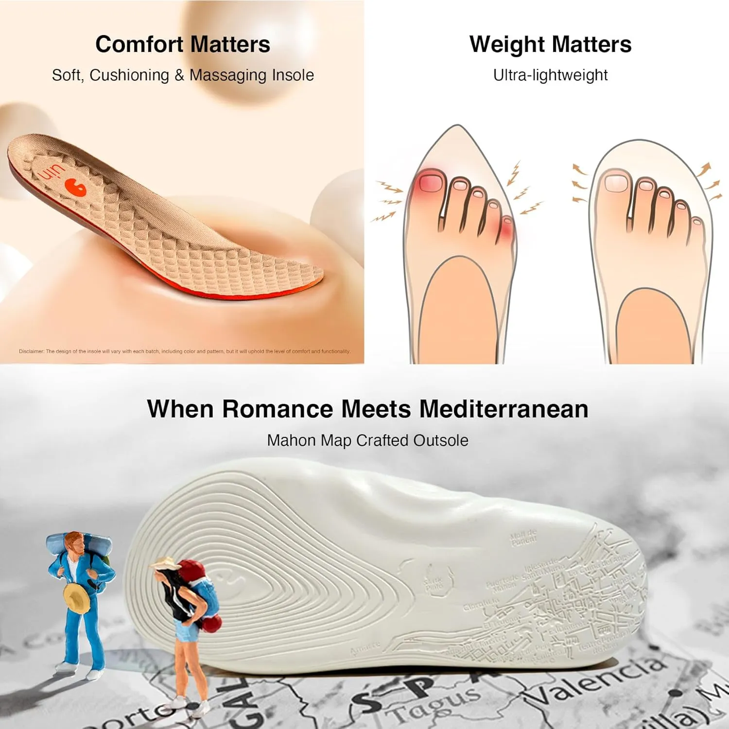 UIN Zoltan Women's Art Travel Shoes Comfort Slip On Loafers Lightweight Fashion Sneaker