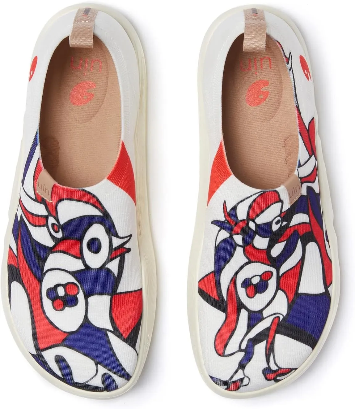 UIN Zoltan Women's Art Travel Shoes Comfort Slip On Loafers Lightweight Fashion Sneaker