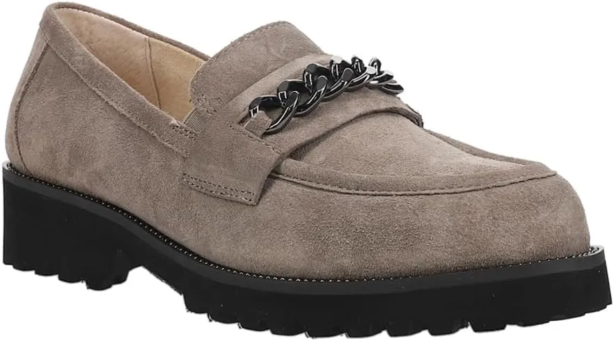 VANELi Womens Zoxfo Slip On Lug Sole Loafers Casual - Black