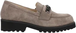 VANELi Womens Zoxfo Slip On Lug Sole Loafers Casual - Black
