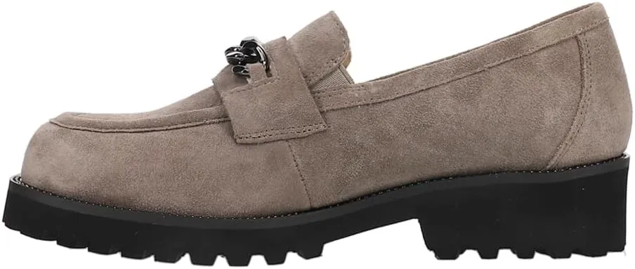 VANELi Womens Zoxfo Slip On Lug Sole Loafers Casual - Black