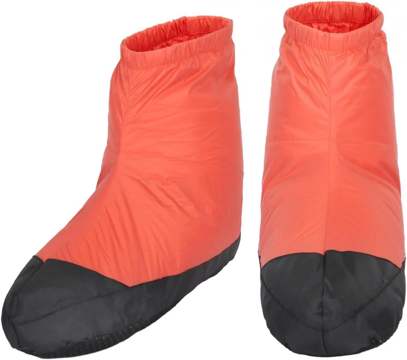 Winter Duck Down Booties Down Boots Thermal Windproof Down Slippers Warm Socks for Camping Tent Skiing Snowboard