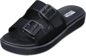 Women's Classic Cushion Sliders/Slippers with Adjustable Buckle Strap for Adult | Comfortable & LightWeight| Stylish & Anti-Skid| Waterproof & Everyday Flip Flops Ladies/Girls D-523