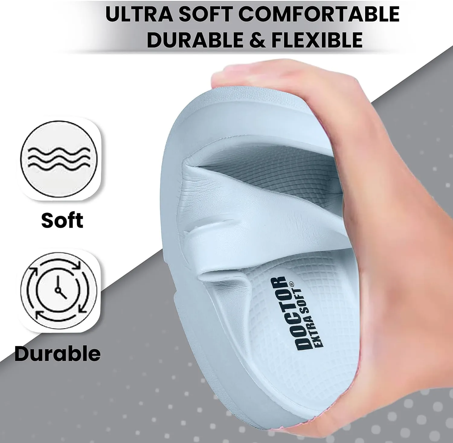 Women's Classic Ultra Soft Flip Flops/Slippers with Cushion FootBed for Adult | Comfortable & Light Weight| Stylish & Anti-Skid| Waterproof & Everyday Slip-on for Ladies/Girls D-510