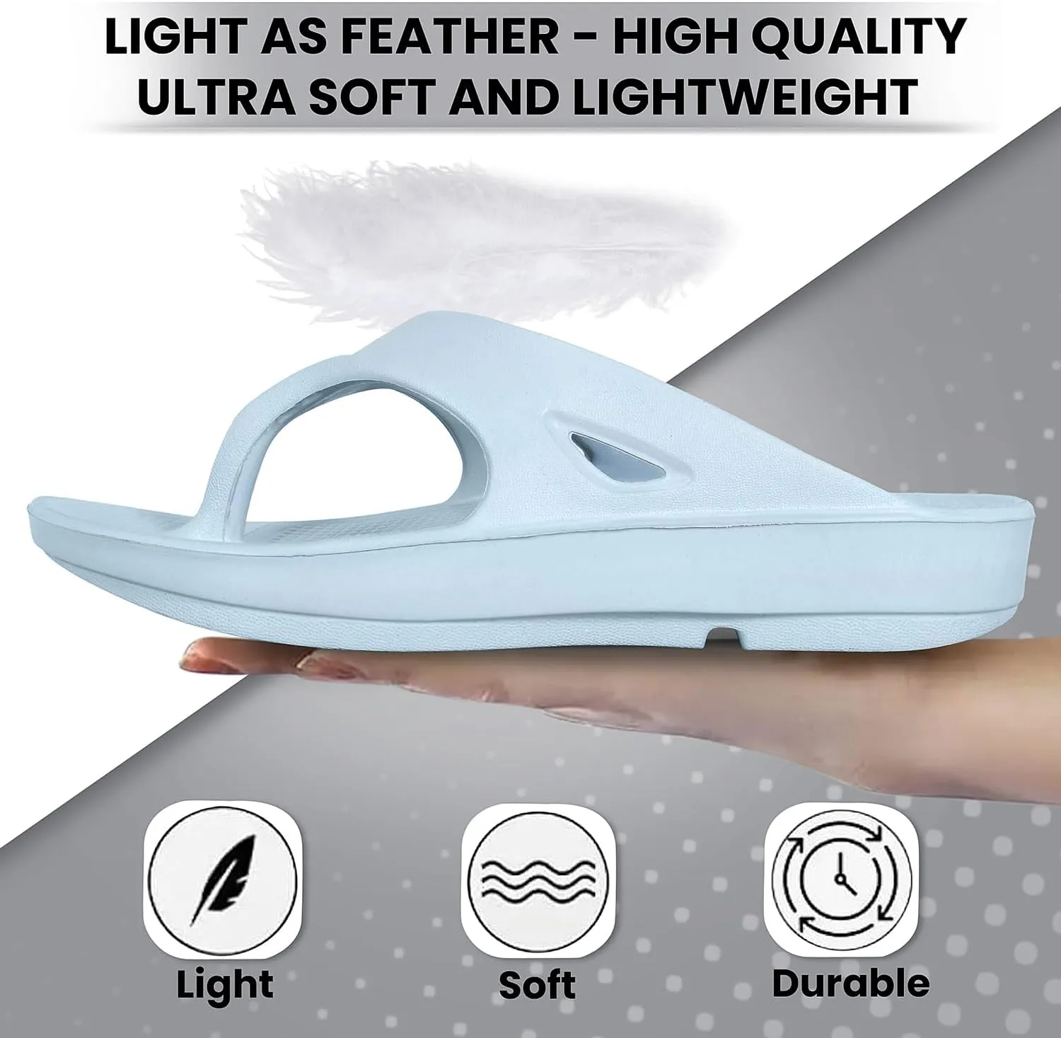 Women's Classic Ultra Soft Flip Flops/Slippers with Cushion FootBed for Adult | Comfortable & Light Weight| Stylish & Anti-Skid| Waterproof & Everyday Slip-on for Ladies/Girls D-510