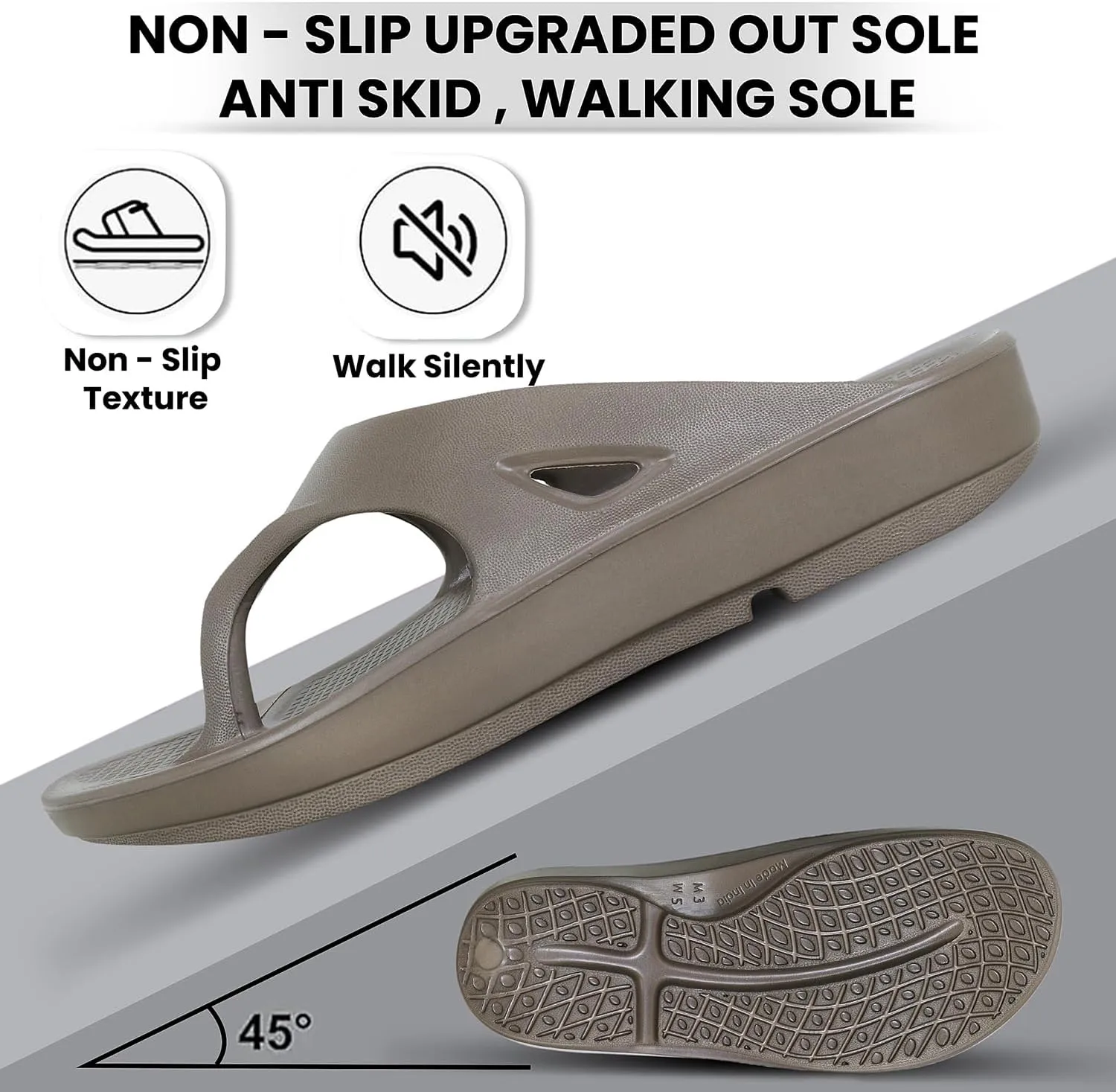Women's Classic Ultra Soft Flip Flops/Slippers with Cushion FootBed for Adult | Comfortable & Light Weight| Stylish & Anti-Skid| Waterproof & Everyday Slip-on for Ladies/Girls D-510