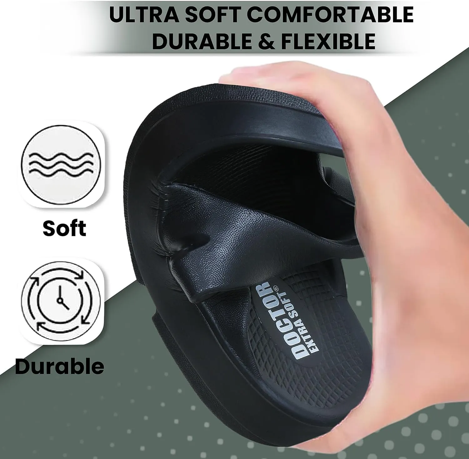 Women's Classic Ultra Soft Flip Flops/Slippers with Cushion FootBed for Adult | Comfortable & Light Weight| Stylish & Anti-Skid| Waterproof & Everyday Slip-on for Ladies/Girls D-510