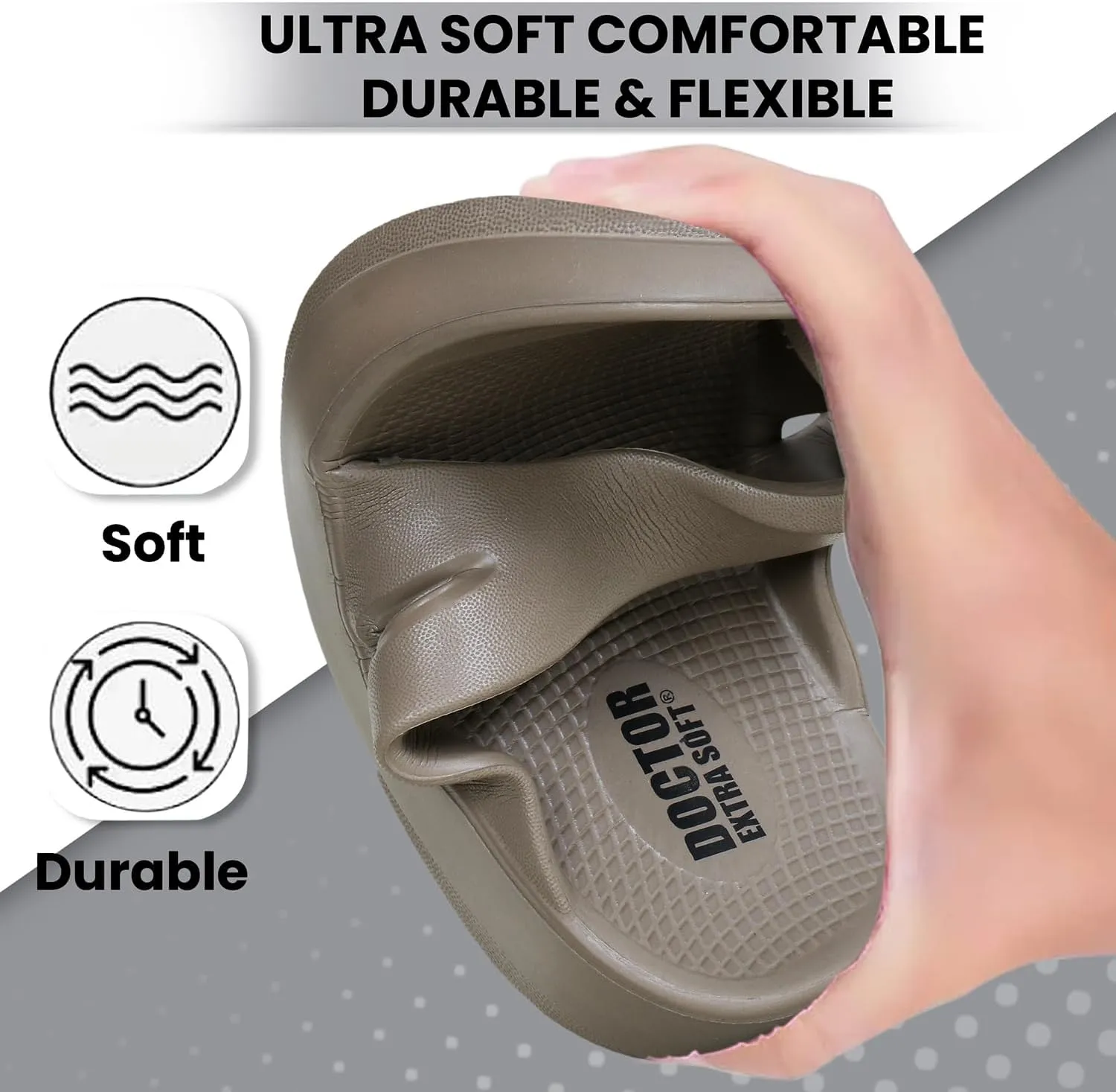 Women's Classic Ultra Soft Flip Flops/Slippers with Cushion FootBed for Adult | Comfortable & Light Weight| Stylish & Anti-Skid| Waterproof & Everyday Slip-on for Ladies/Girls D-510