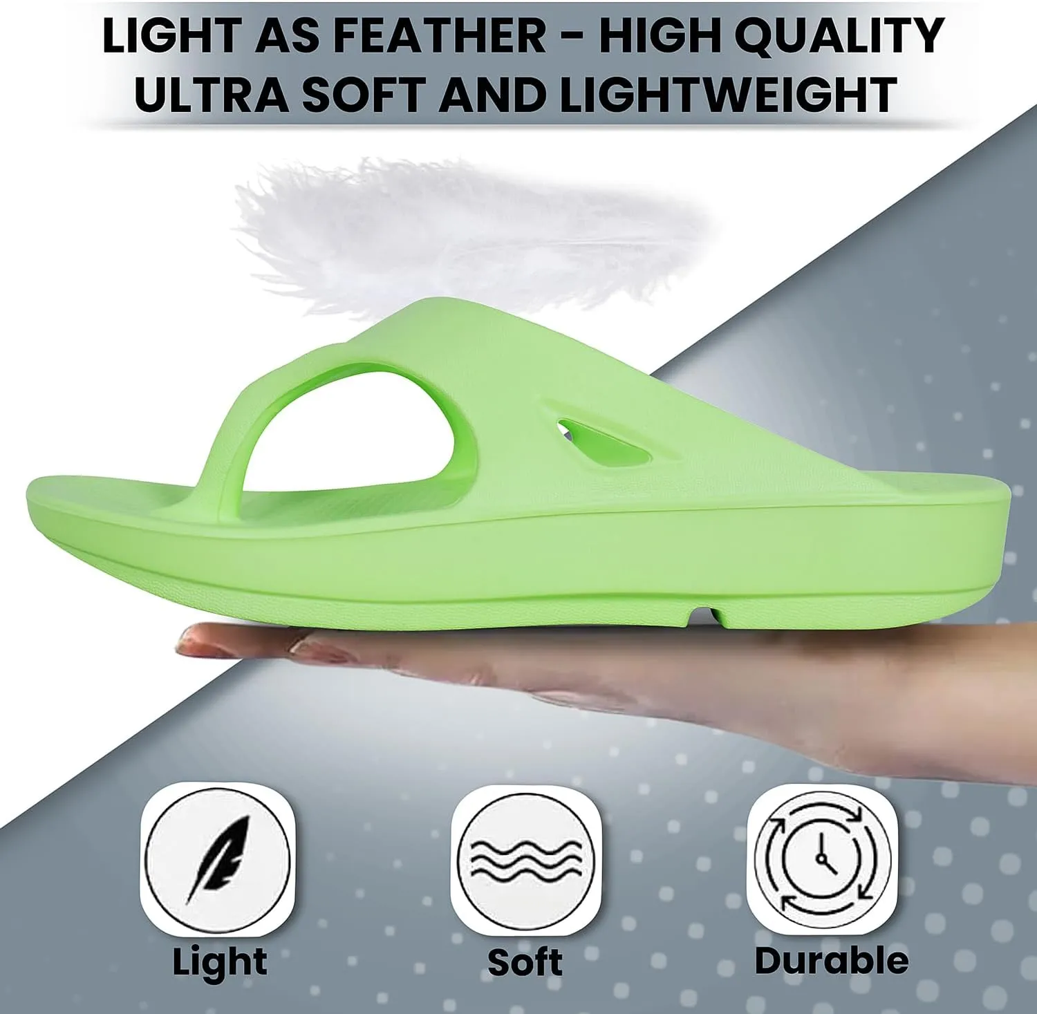 Women's Classic Ultra Soft Flip Flops/Slippers with Cushion FootBed for Adult | Comfortable & Light Weight| Stylish & Anti-Skid| Waterproof & Everyday Slip-on for Ladies/Girls D-510