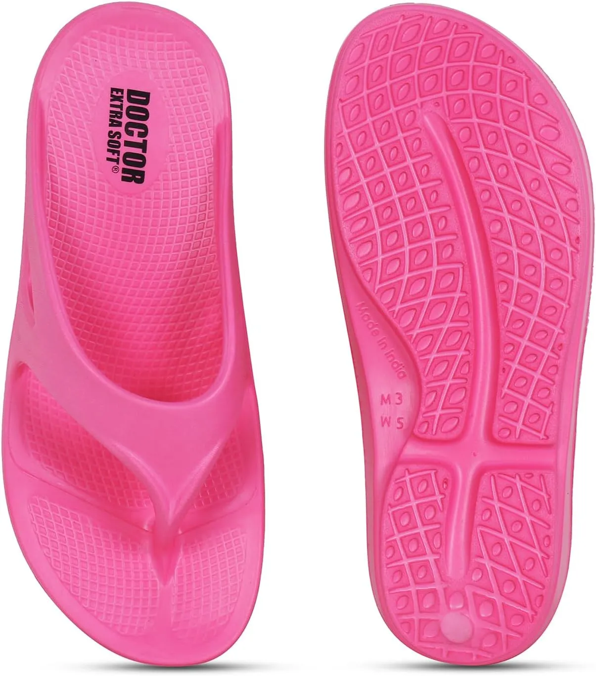 Women's Classic Ultra Soft Flip Flops/Slippers with Cushion FootBed for Adult | Comfortable & Light Weight| Stylish & Anti-Skid| Waterproof & Everyday Slip-on for Ladies/Girls D-510