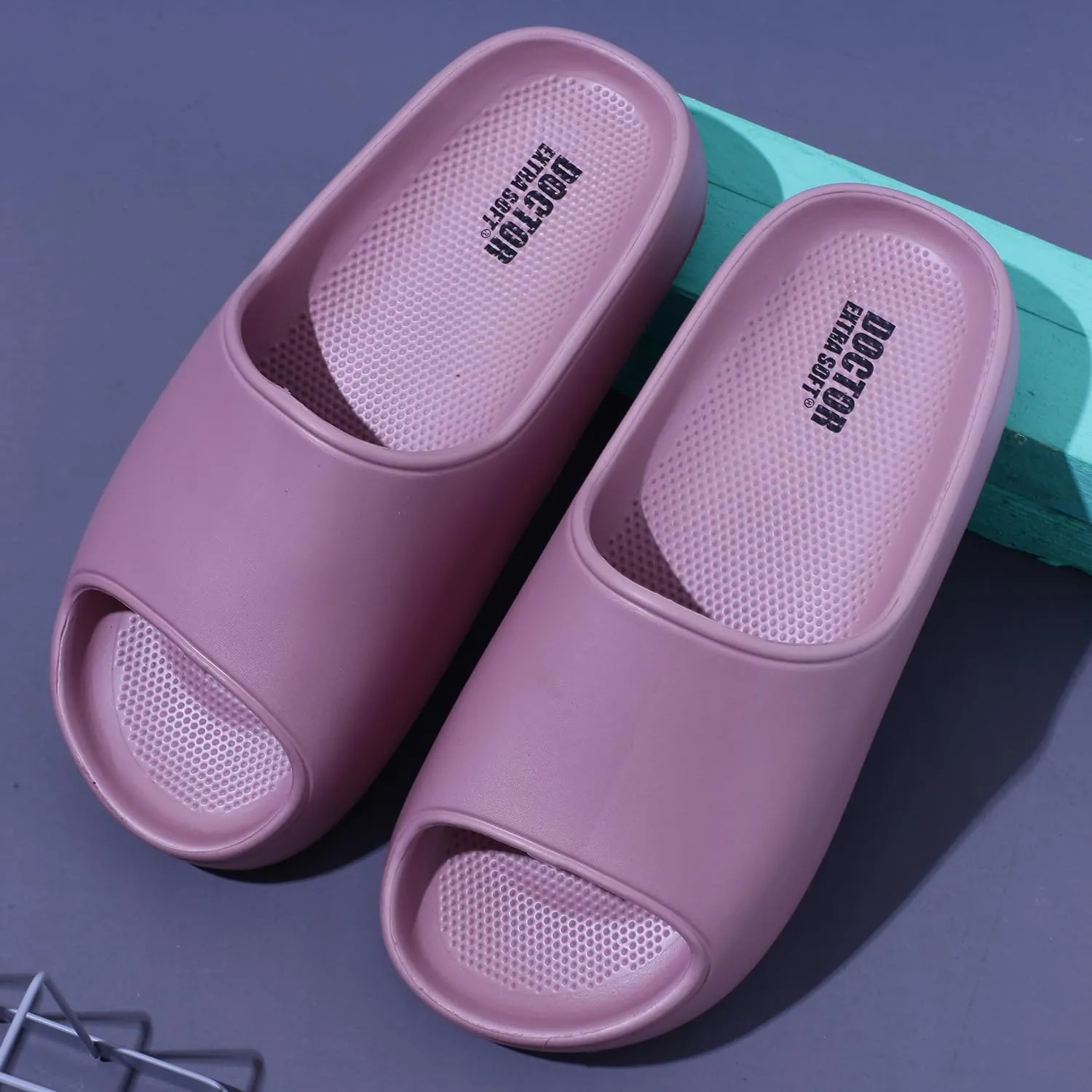 Women's Classic Ultra Soft Sliders/Slippers with Cushion FootBed for Adult | Comfortable & Light Weight| Stylish & Anti-Skid| Waterproof & Everyday Flip Flops for Ladies/Girls D-508